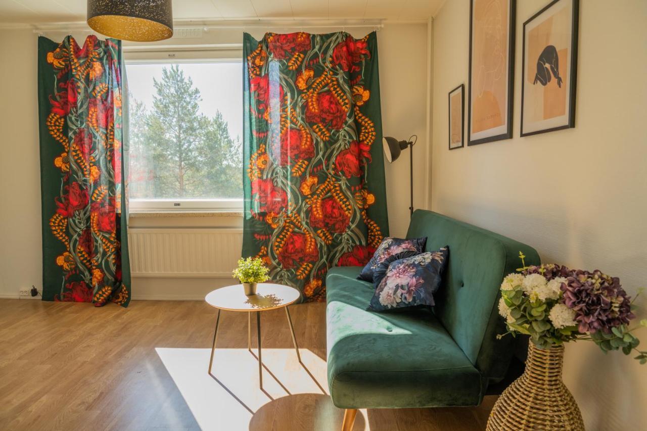 Design Apartment With Lake View, Sauna, Fireplace 로바니에미 외부 사진